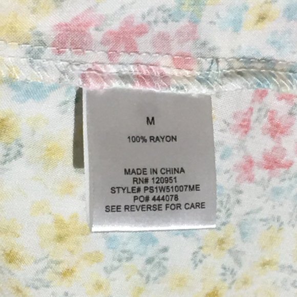 NWOT Gypsy & Jade Floral Maxi Sun Dress with Ruffles Size Medium - Picture 7 of 8